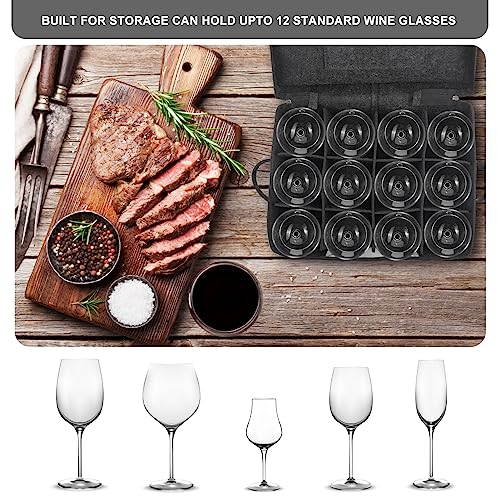 Foyego Wine Glass Storage 2-Pack