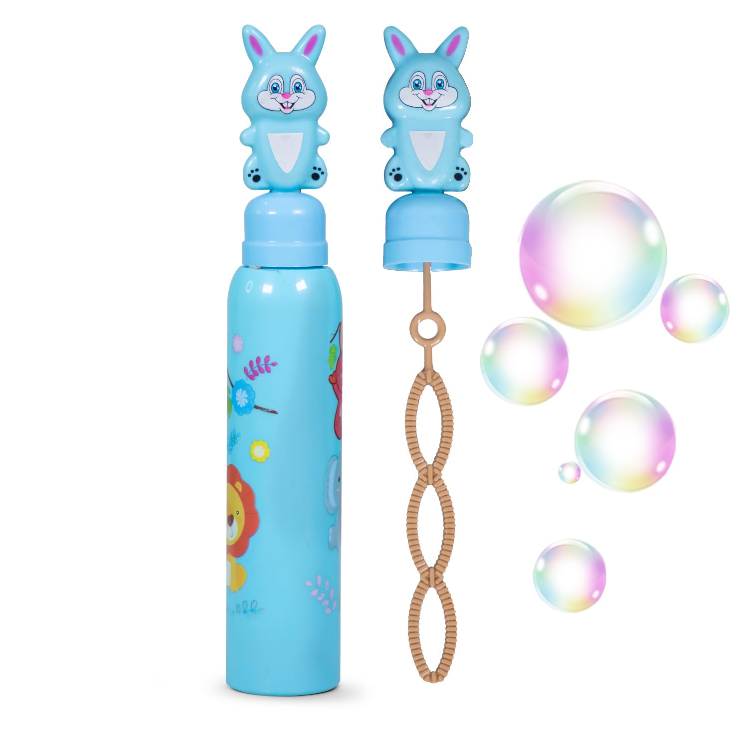Baybee Bubble Maker Toys for Kids | Bubble Blaster with Long Stick | Magical Bubble Wands Toy for Kids | Colorful Bubble Solution Indoor Outdoor Activities for Kid 3+ Years Boys Girls - Assorted (PK1)
