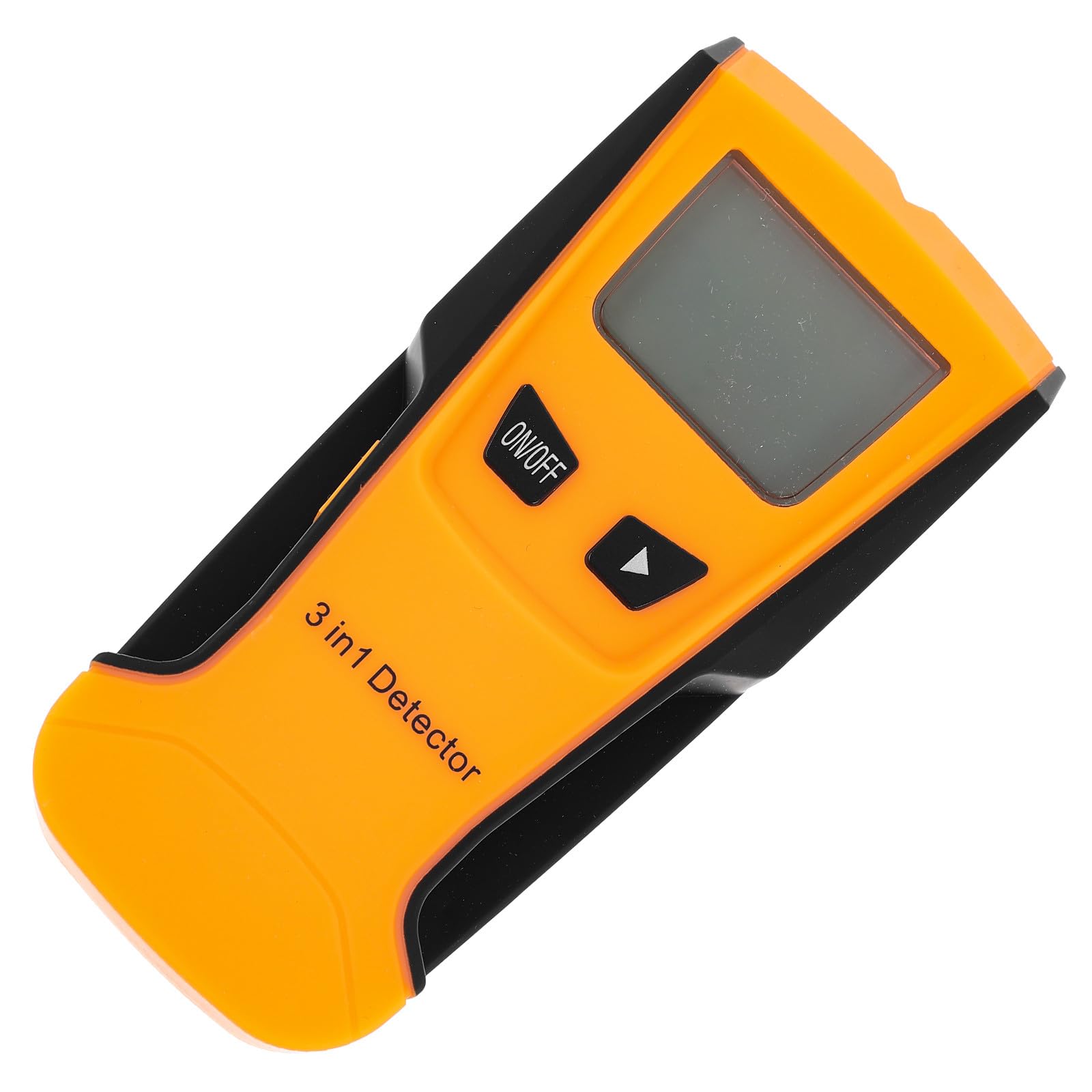 3-in-1 Wanddetektor, Wandmetalldetektor mit Analoganzeige, Orange | Kunststoffgehäuse, Erkennt Metallobjekte und Nägel, Unterstützt Holz und Leitungsortung