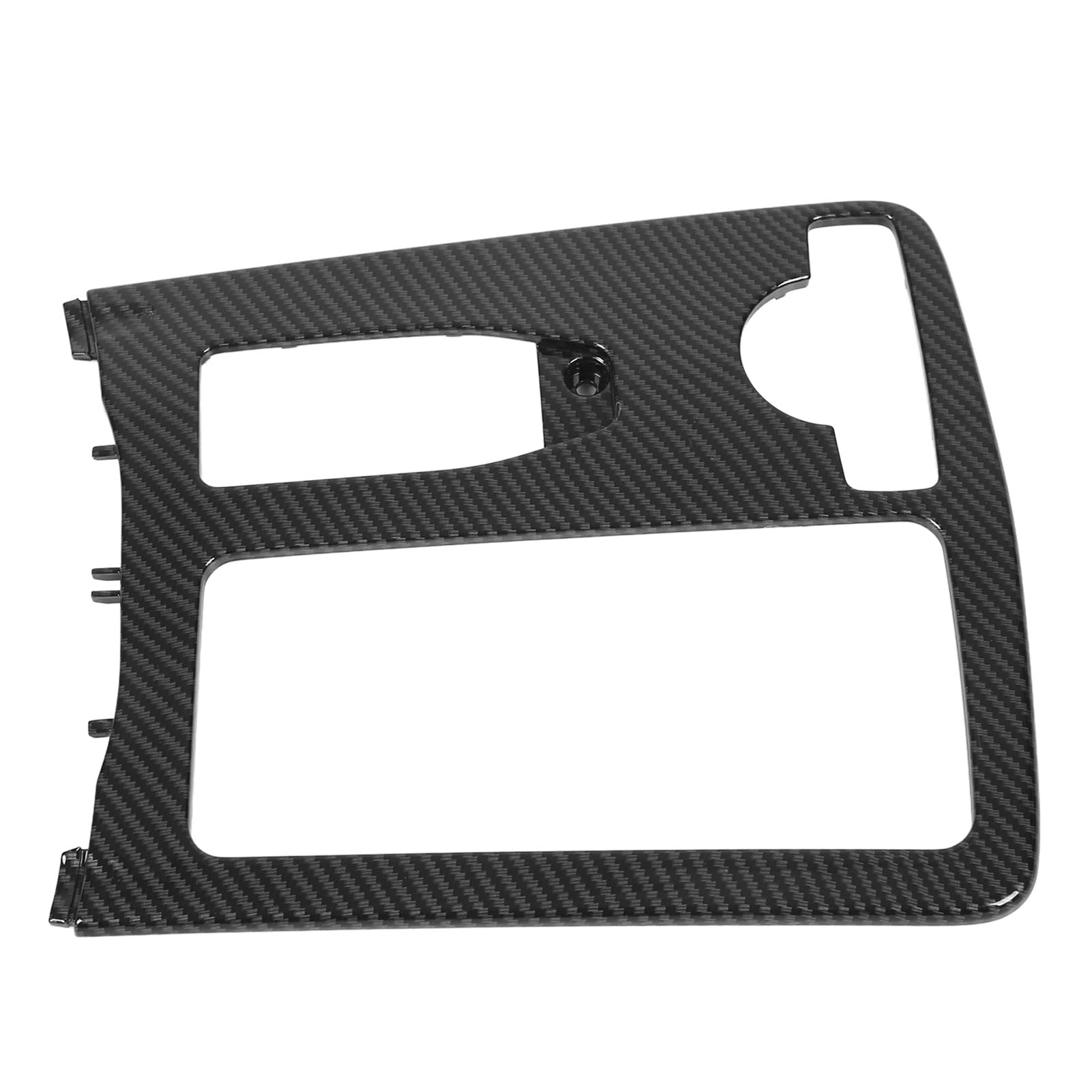 Adhesivos para Portavasos de Consola, Ajuste Perfecto, Fibra de Carbono, Superficie Brillante, Protección contra Arañazos, Consola Central, Portavasos para Coche