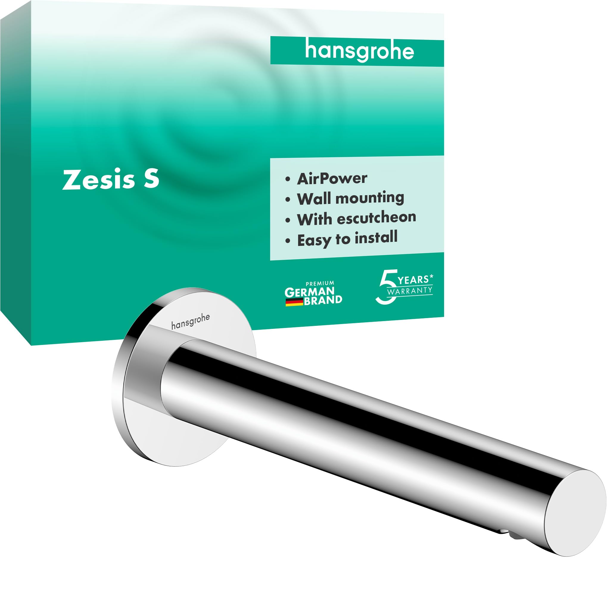 Bec de baignoire hansgrohe 74410000 finition chrome éclatant style minimaliste Zesis S