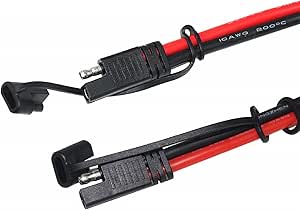 SPARKING 10AWG SAE Extension Cable - SAE TO SAE Extension Cord DC Power Automotive Extension Cable