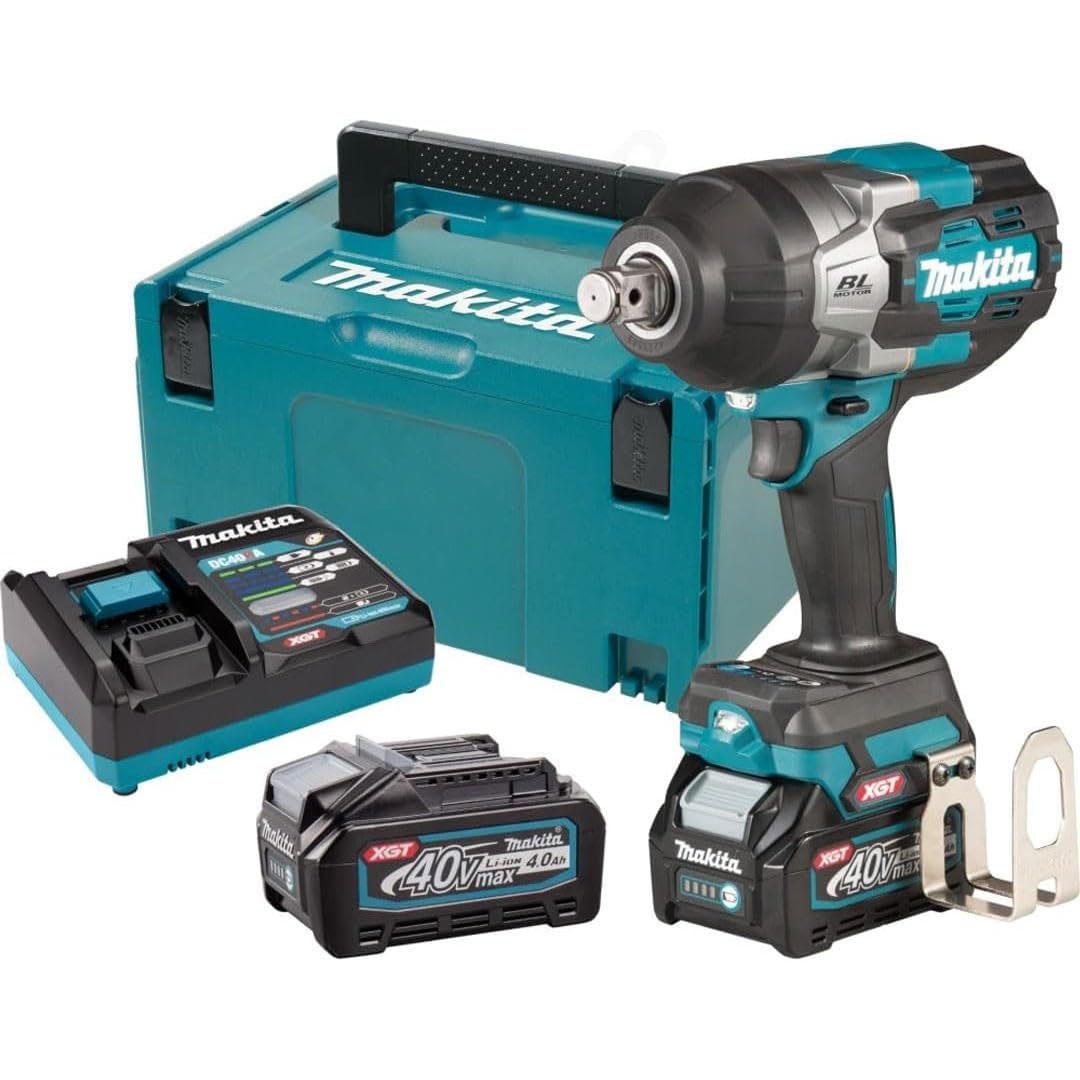 Makita TW001GM204 40V Max XGT Cordless Impact Wrench 3/4 Inch Drive 1800 Nm Brushless Motor with 2 x 4.0Ah Batteries, Charger & Carrying Case-image-46