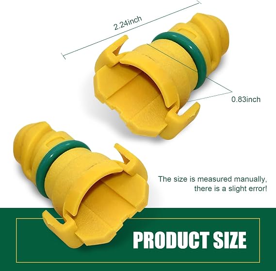 3 PCS Car Engine Oil Pan Drain Screw, Tight Fitting Leak-Proof Seal Oil Drain Plug with Rubber Ring, Standard Replacement Part KX6Z6730B, Compatible with Ford F150 Edge Navigator (Yellow)