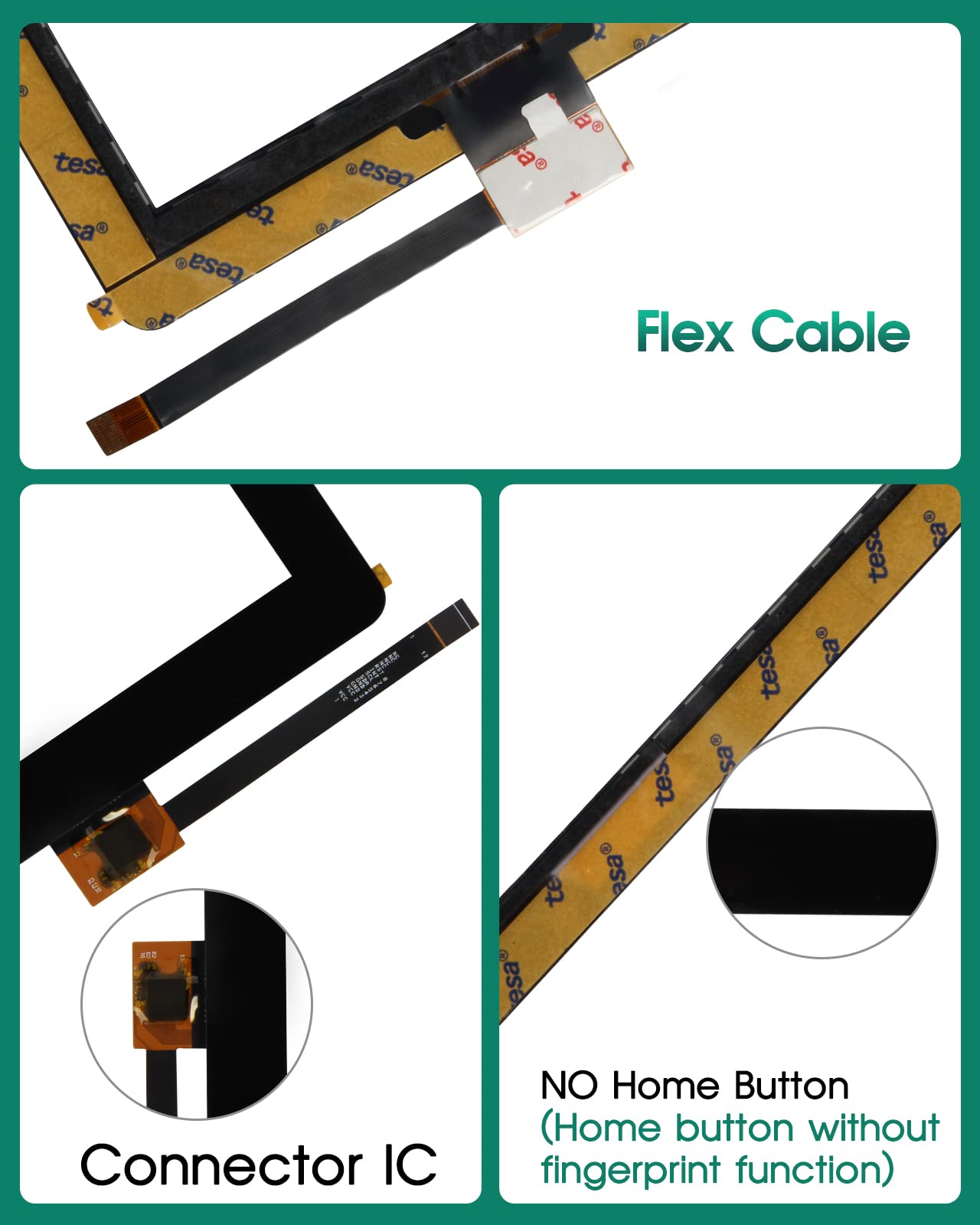 Écran tactile de rechange pour AUTEL MaxiSYS MS906 MS906TS MS906BT pour AUTEL MaxiSYS MS906TS MS906BT - Panneau de réparation de rechange (pas pour MS908)