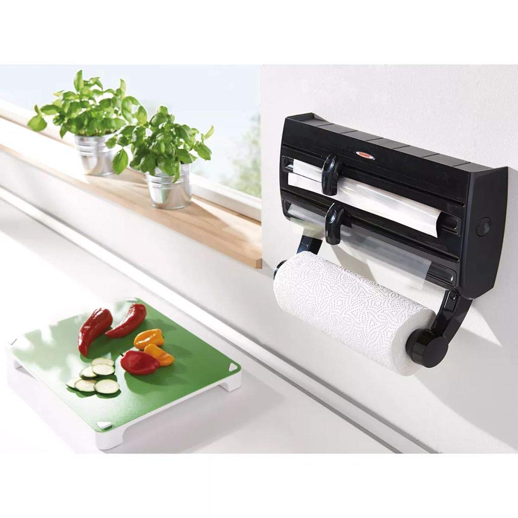 Leifheit Parat F2 ComfortLine Kitchen Roll Holder, Wall Mounted