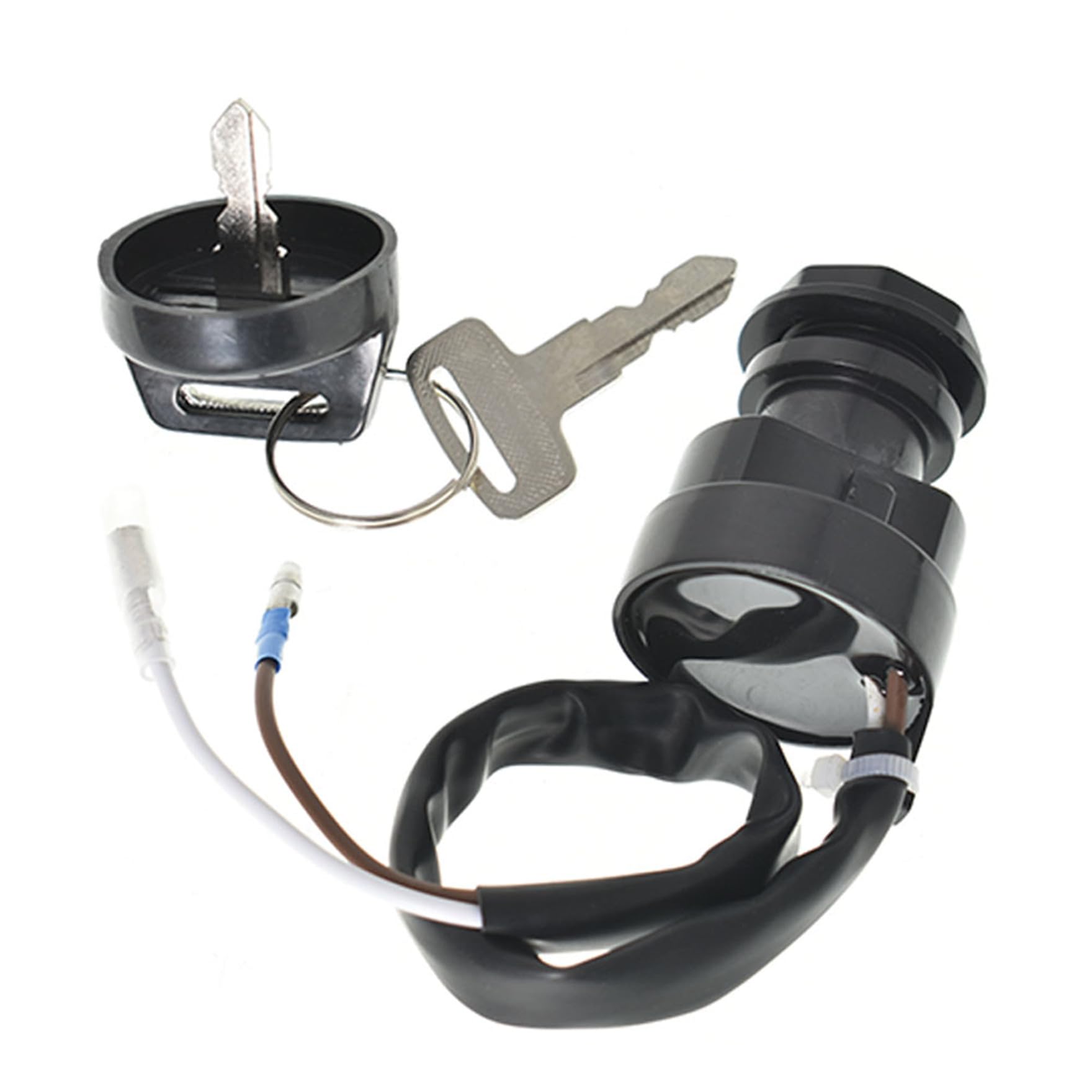 Photo 1 of Ignition Key Switch Replacement for Bayou 300 KLF300B 1988-2004 Replacement for 27005-1132 27005-1159