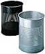 Durable Papierkorb Metall rund 15 Liter, Perforation 165 mm, silber, 331023