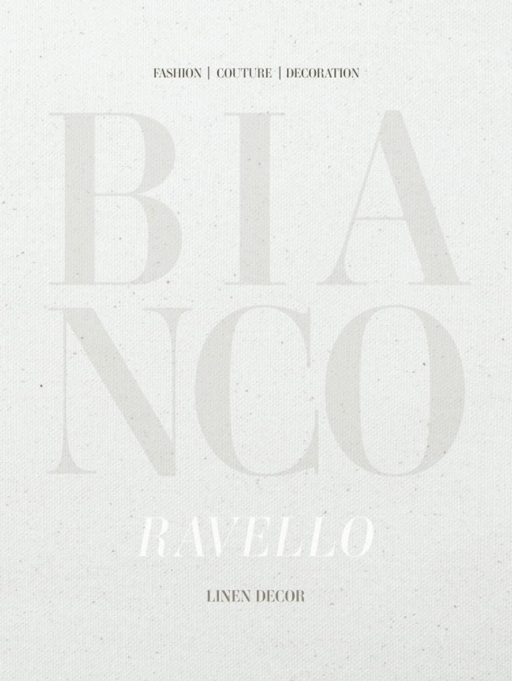 Bianco Ravello - Linen Decor | White Decorative Book for Interior Design Decor and Coffee Table Display | Accent Fabric Aesthetic Accents: Hardcover ... Layouts | Light Beige Tones (l'Arte & Decor)