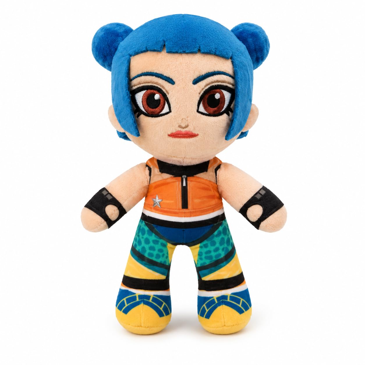 Grupo Moya - Peluche K-POP Music 36 cm, Muñeca de Tela Suave, Muñeco Decorativo de Poliéster, Regalo para Fans de la Música Coreana, Peluche Coleccionable (Blue)