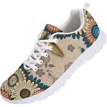 Modysero Shoes for Women Lightweight Breathable Nonslip Sneakers Casual Daily Lace Up Tennis Shoes