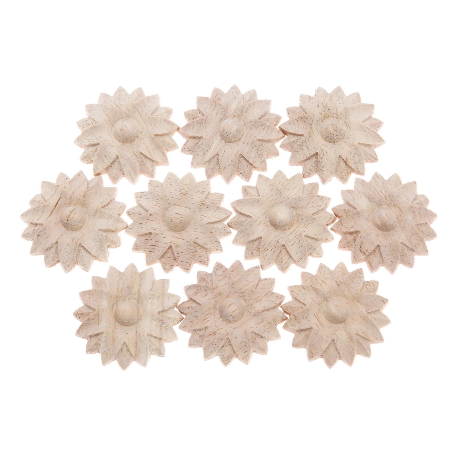 Adornos de madera para muebles con relieve de rosas que solucionan superficies sosas y planas