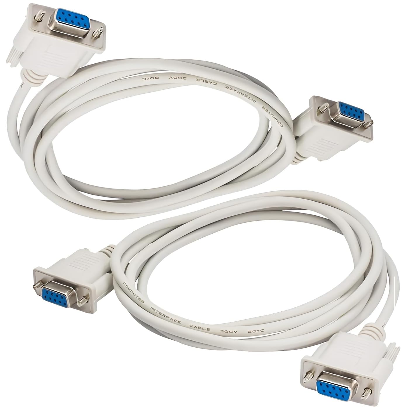 fdealz [ 2 Pieces ] DB9 Female to Female Cable, DB9 RS232 9Pin Serial Cable Female to Female Crossover D-Sub Cable (2 Meter) Female 9 Pin D-sub to Female 9 Pin D-sub Serial Cable (B0D21XXGVL) Amazon Price History, Amazon Price Tracker