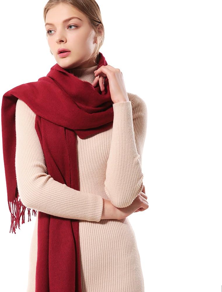 Womens Thick Oversized Pashmina Shawl Wrap Scarves Soft Winter Warm Blanket image 4