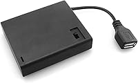 Vista 1 de DGZZI USB hembra Socket 4 AA caja caja de batería titular con interruptor ON-Off