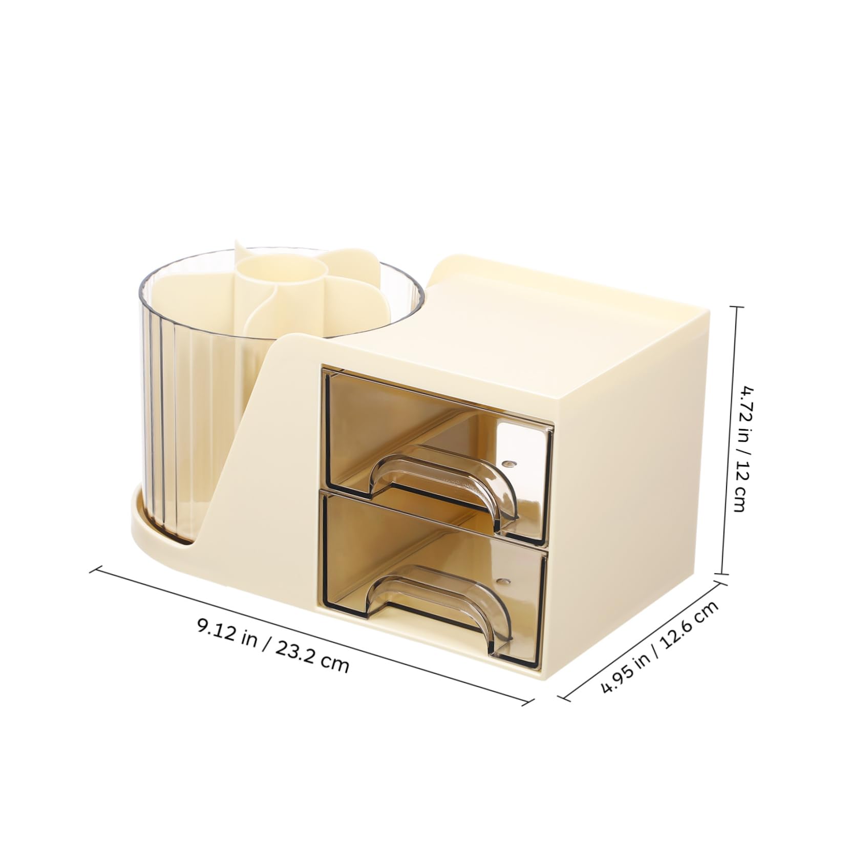Hemobllo Portapenne Scrivania Organizer Contenitore per Penne Diviso in Scomparti Lisci per Cancelleria e Articoli per Ufficio Design Elegante e Moderno Risparmio Spazio per Scrivania