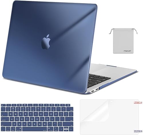 Vista 152 de MOSISO - Funda rígida y de plástico compatible con MacBook Air de 13 pulgadas versión 2022, 2021-2018, A2337 M1 A2179 A1932; con cubierta