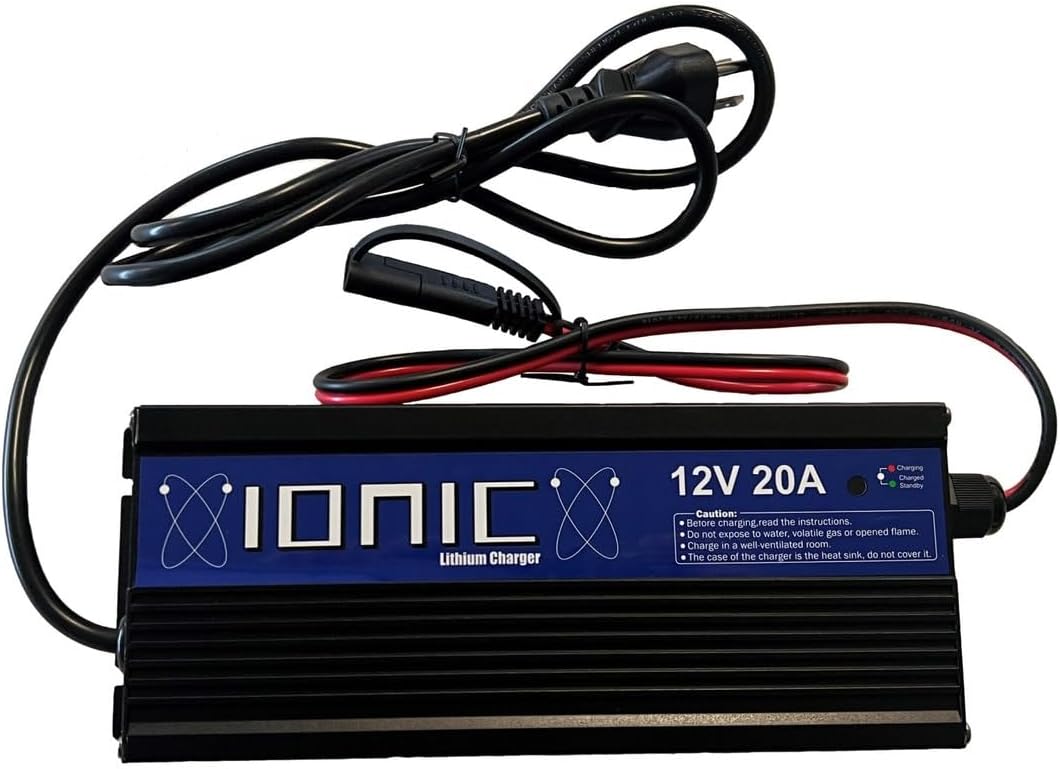 Ionic Lithium LiFePO4 12V 20A Charger