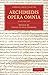 Produktbild Archimedes Opera Omnia 3 Volume Set (Cambridge Library Collection - Classics)