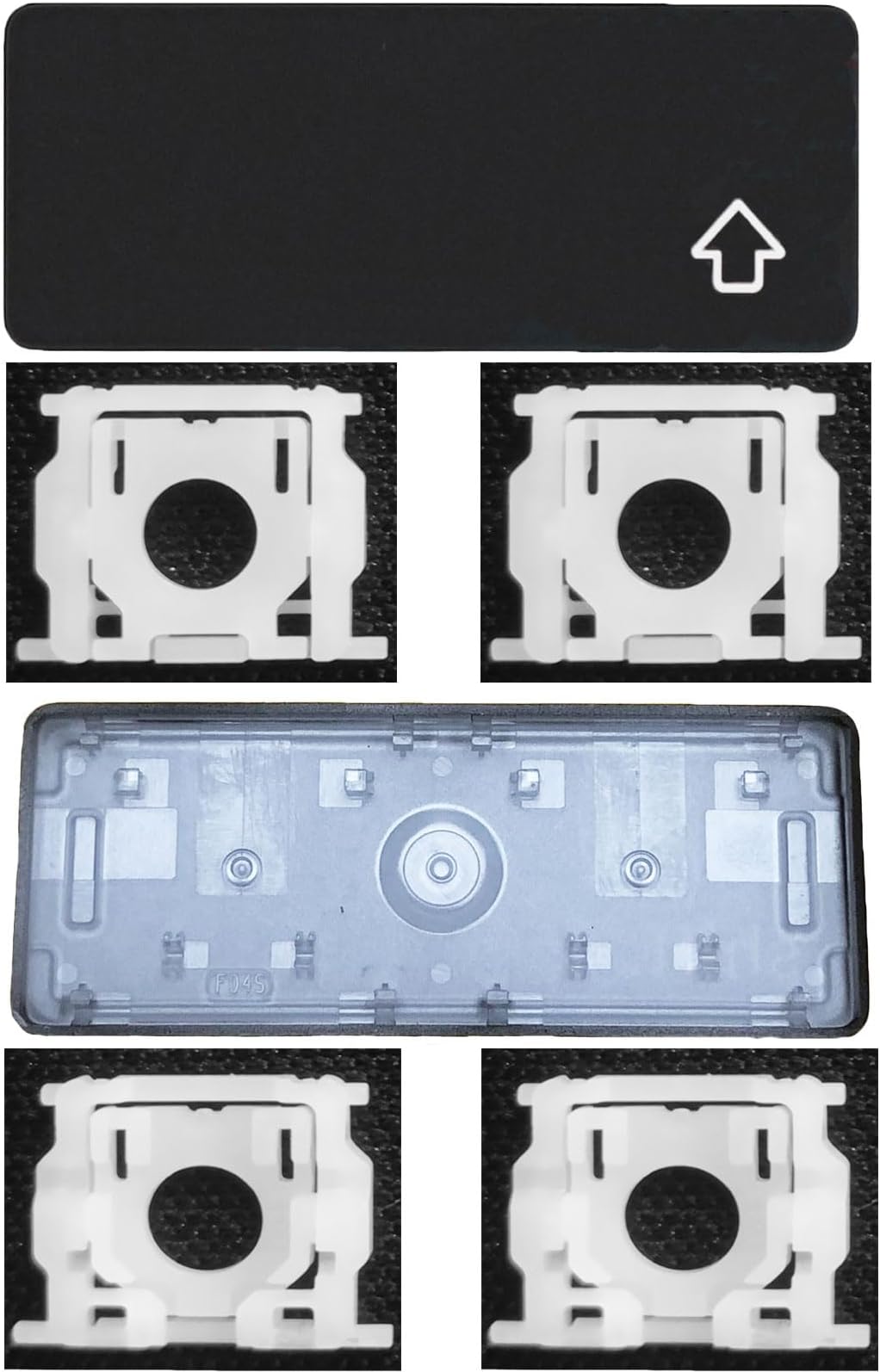 Individual Key Cap with Hinge Replacement for MacBook Pro (M1 M2) A2141 A2251 A2289 A2338 A2442 A2485,Replace for MacBook Air A2179 A2337 A2681 Keyboard Keycap (Right Shift Key)