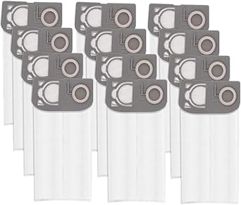 R25 Vacuum Bags Compatible with Riccar R25 Series R25S, R25D, R25P Upright Vacuums Cleaner - HEPA Replacement Bag - Part R25HC-6 12 Pack