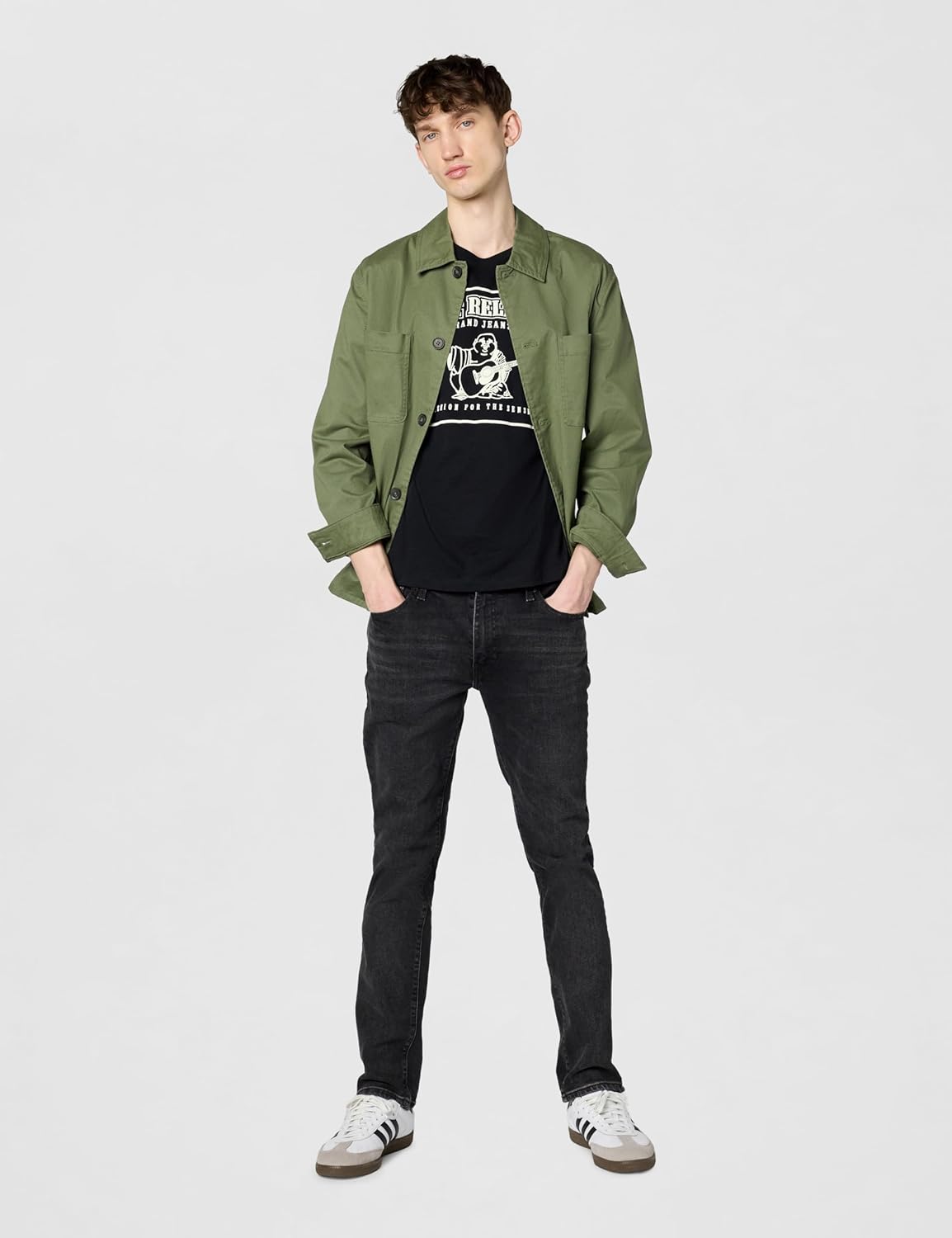 True Religion Mens SRS Puff Crew Tee - Image 6