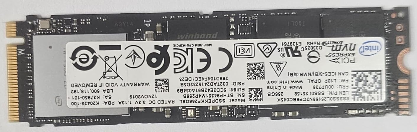 内蔵型SSD Intel 256GB SSD PCIe NVMe Amazon | Intel 256GB PCIe-NVMe SSD、2280 M.2、SSDPEKKF256G8L