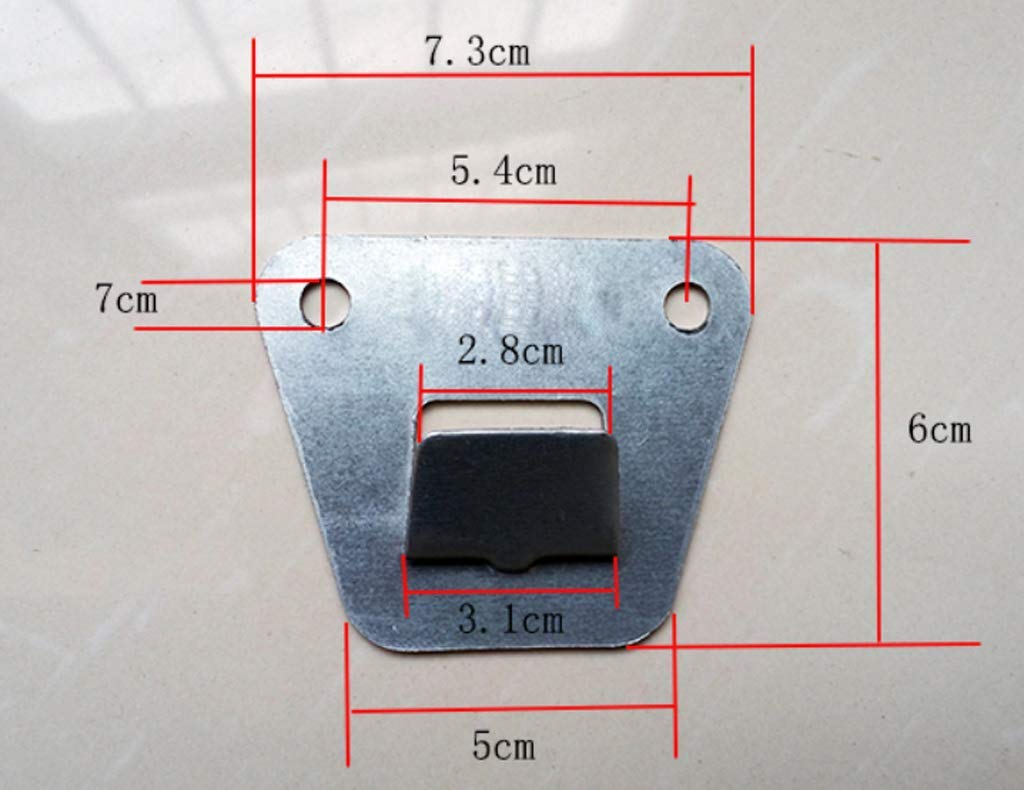 Placa de gancho para campana extractora de montaje en pared, soporte universal de metal para montaje en pared, gancho de hierro para campana extractora (A) 5