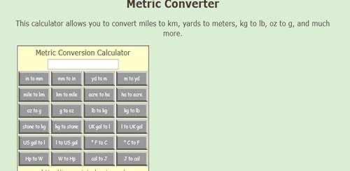 Metric Converter - Calculator