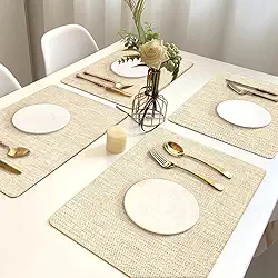 4 Jogo Americano Florença Bg Impermeável Limpa Fácil Pvc