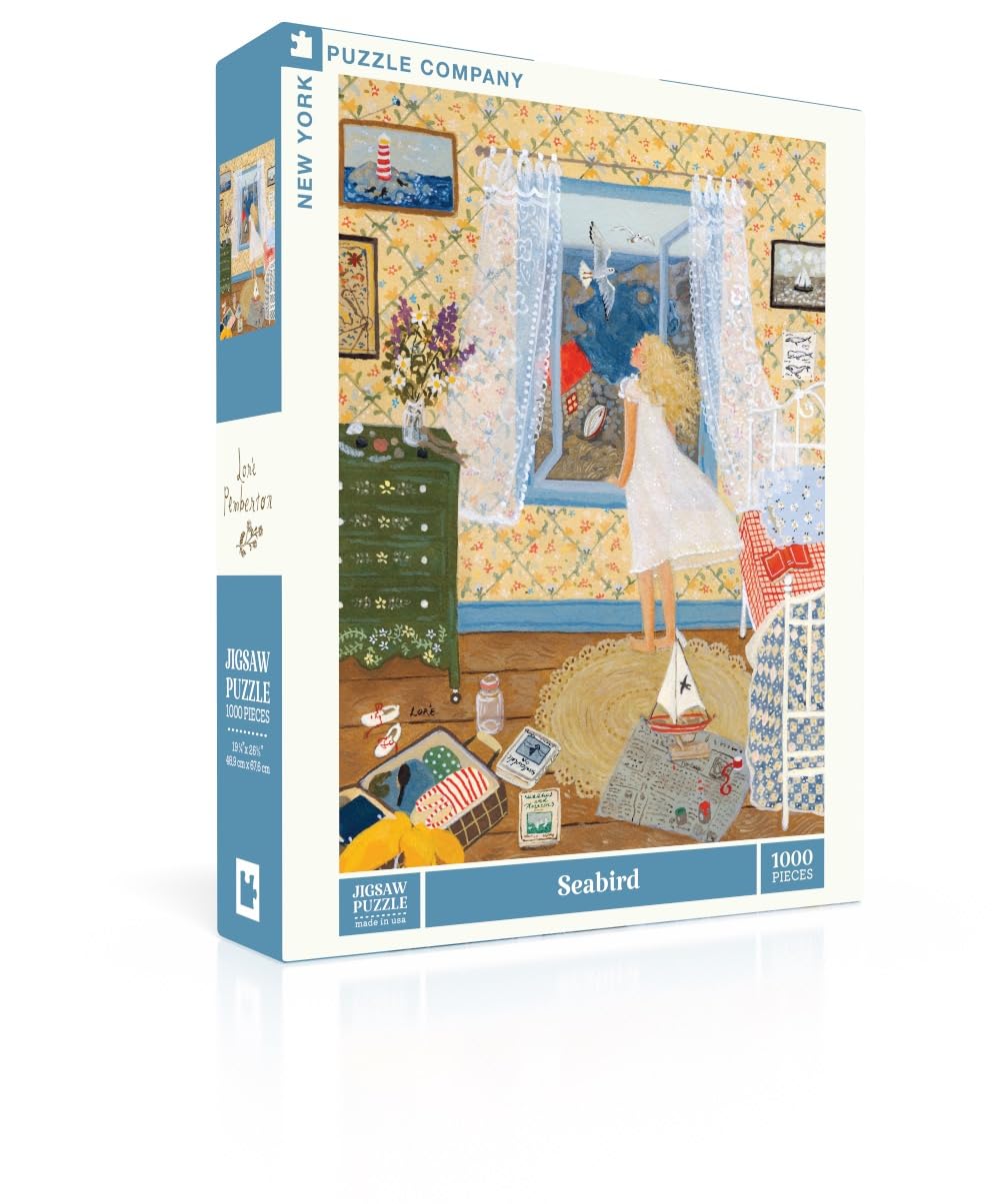 New York Puzzle Company - Loré Pemberton Seabird - Puzzle de 1000 pièces pour les soirées de jeux en famille par Loré Pemberton