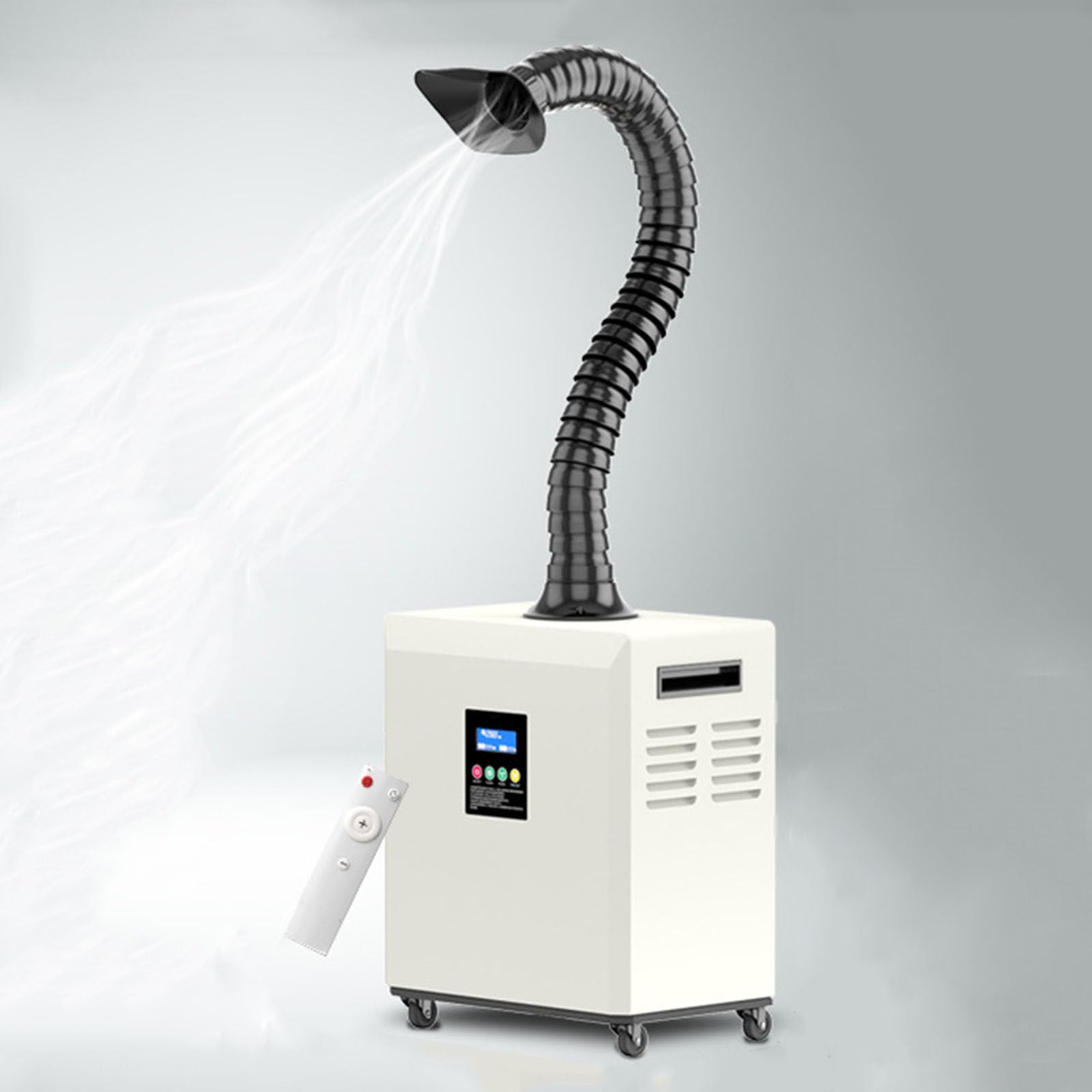 Extractor de humos de soldadura, absorbente de humo de 210 W con filtro de 3 etapas para una extracción eficiente de humos durante la soldadura