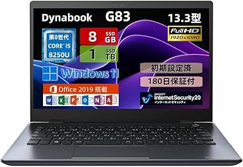 Amazon.co.jp: 【整備済み品】東芝 軽量 ノートパソコン dyna book G83