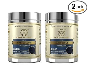 Khadi Natural Herbal Indigo Powder (150 g) Pack Of 2