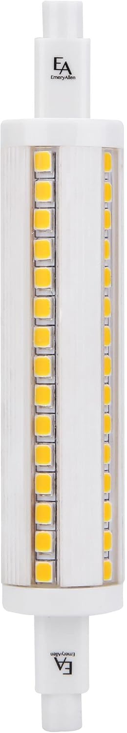 EmeryAllen R7S Base, 8.0 Watt (80W Equivalent) Dimmable LED Light Bulb |120V - 880 Lumens |3000K | 1 Pcs