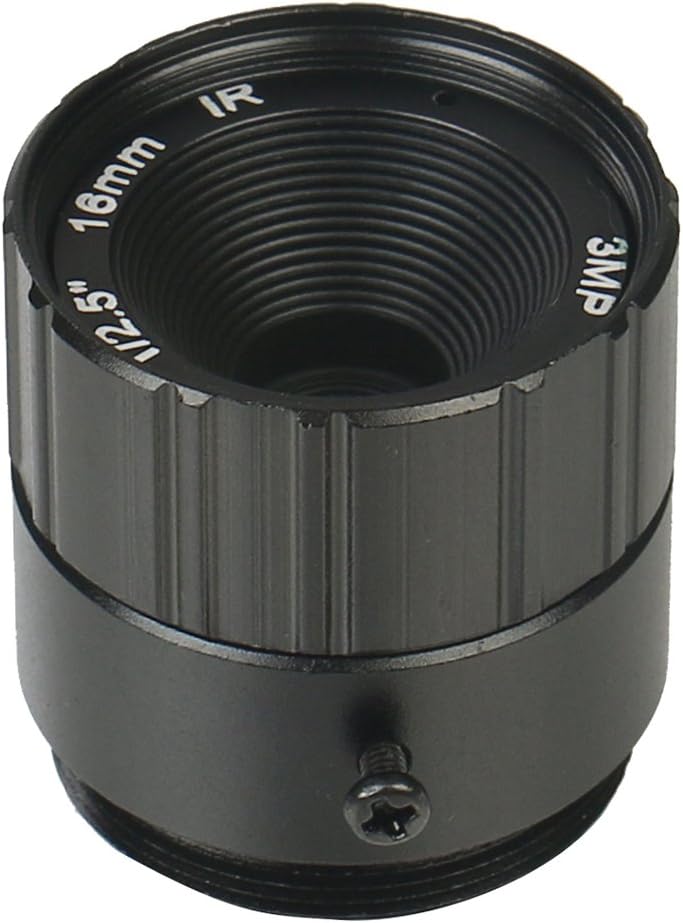 HonYan CCTV Lens 16mm 1/2.5 3MP F1.4 IR Lens CS Mount for Security Surveillance Cameras