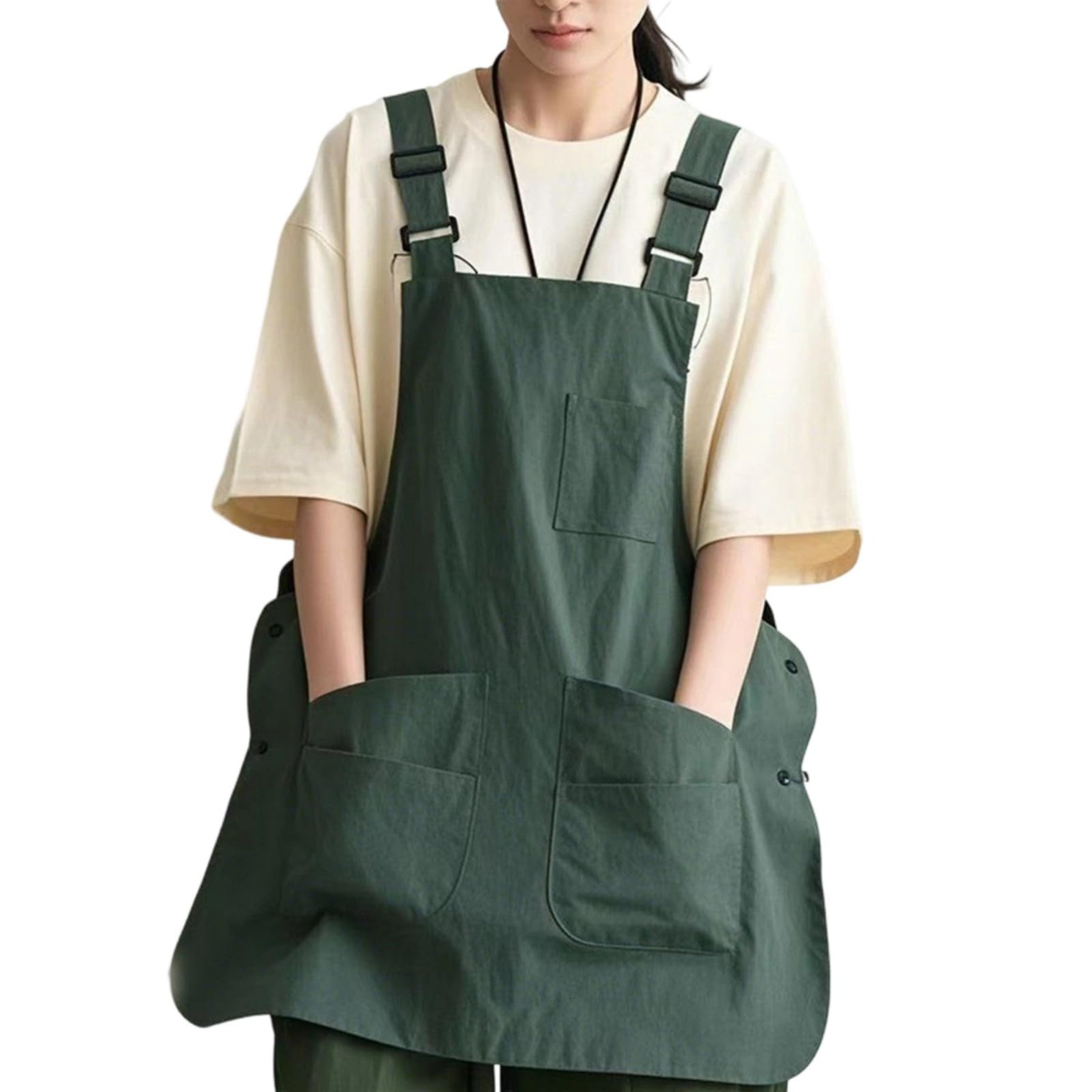 hogtnd Multipurpose Water Resistant Apron Taslon Fabric Kitchen Aprong for Professional Chefs Bartenders and Salon Grooming Work Apron