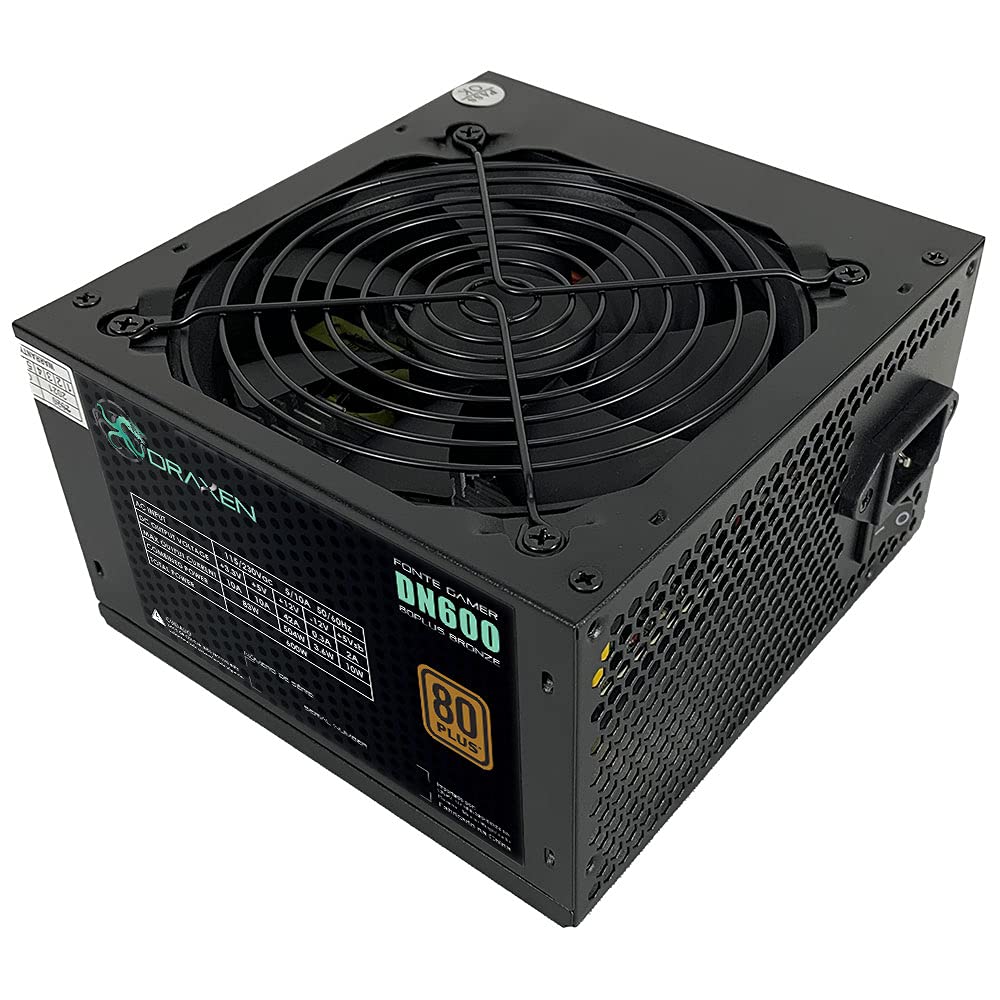 Fonte Gamer ATX 500W Reais 80 Plus Bronze PFC Ativo | Amazon.com.br