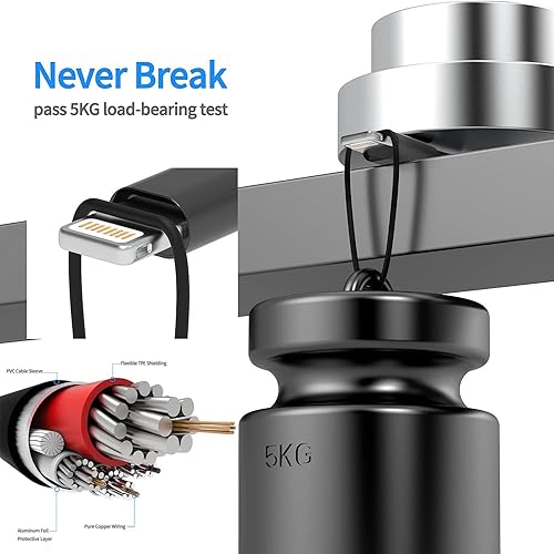 Miniatura 6 de Cable Lightning de repuesto para Apple Beats, cable de carga para auriculares inalámbricos Beats Powerbeats Pro, Beats X, Beats Solo Pro, Beats by