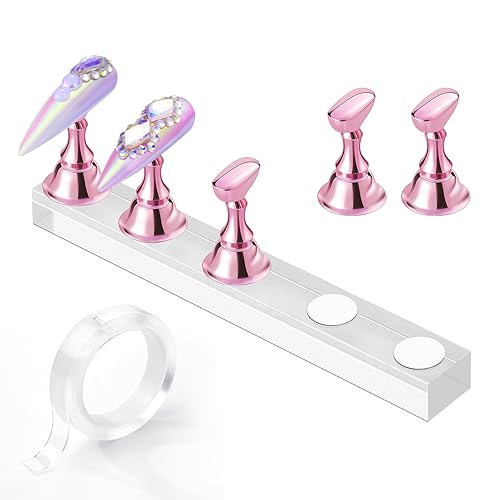 Makartt Nail Stand: Press On Nails Stand Display Practice Art