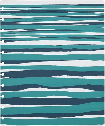 Vista 36 de Talia - Agenda personalizable con aros, (Fireworks Deep Lake, con discos Deep Lake, tamaño mediano (7.5 x 9.75 pulgadas).