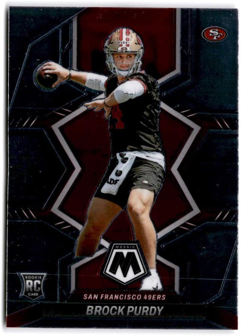 2022 Panini Mosaic #367 Brock Purdy RC Rookie San Francisco 49ers NFL Football Trading Card