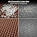 WePet Cat Litter Mat, Kitty Litter Trapping Mat, Honeycomb Double Layer Mats, No Phthalate, Urine Waterproof, Easy Clean, Scatter Control, Catcher Litter Tray Box Rug Carpet
