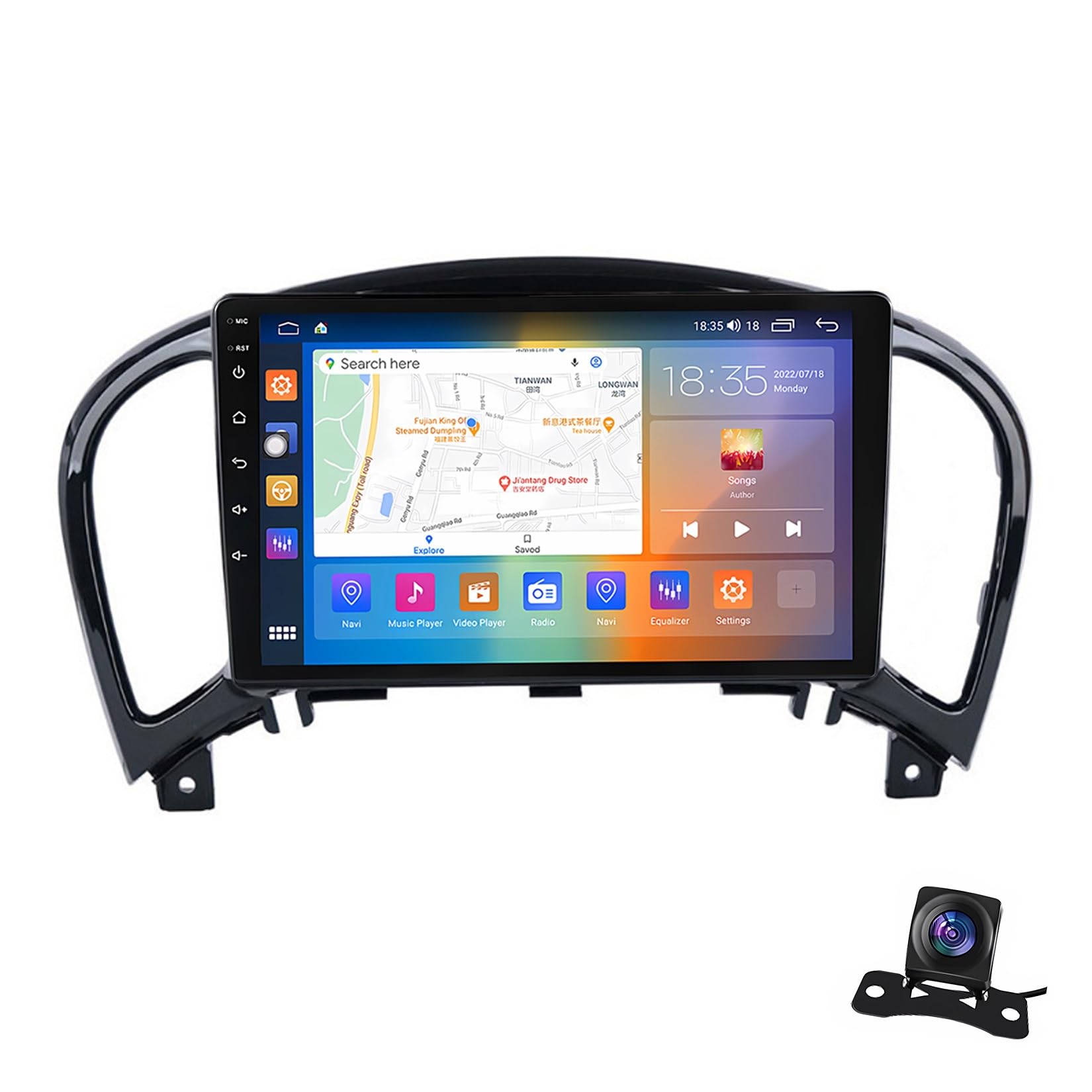 Autoradio GPS Nissan Juke YF15 pour voyager connecté en famille avec grand écran et musique Bluetooth