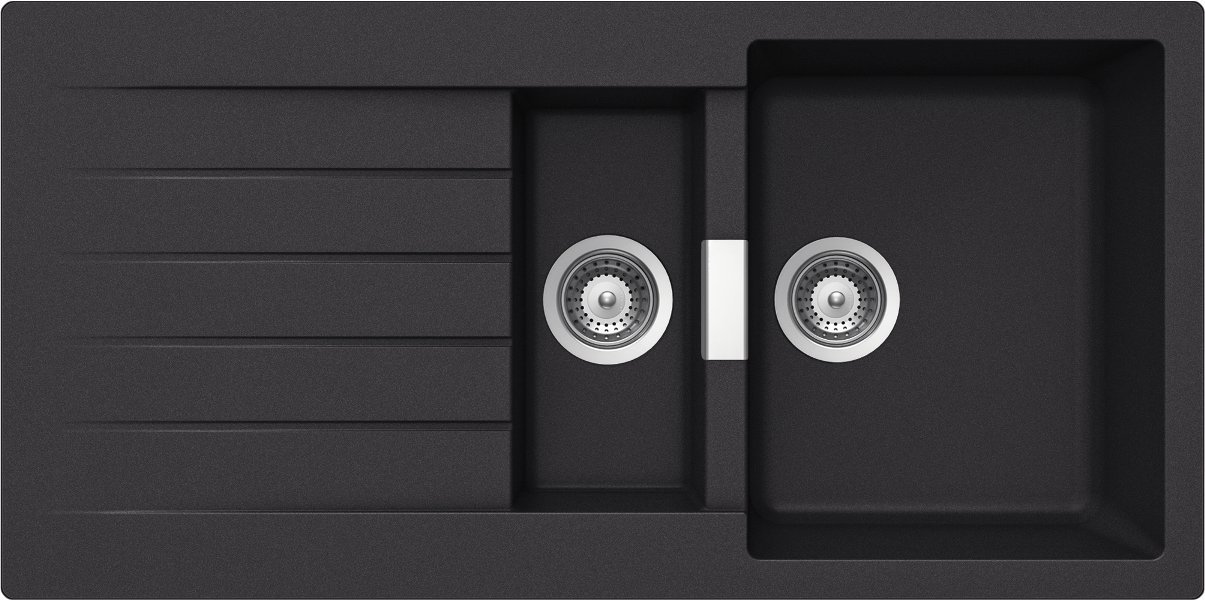 Schock Spüle PRID150UGNE Primus D-150 Unterbau, farbe nero