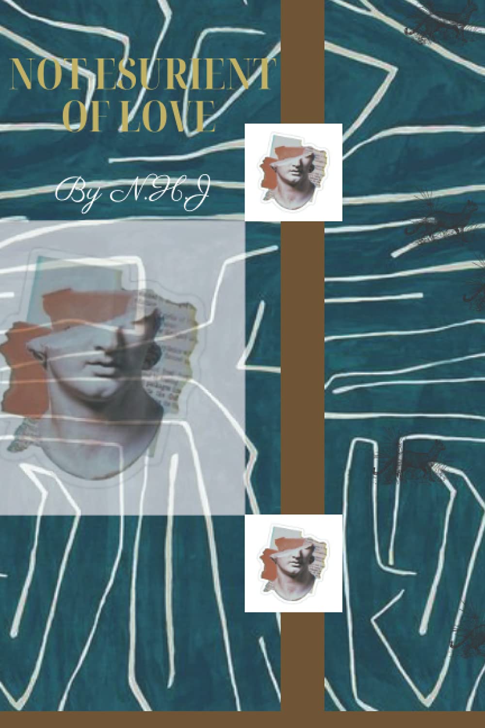 not esurient of love By N.H.J: Daily planner/ Size 6*9 PO/ 100 pages / white lined pages / Matt cover /Birthday gift.