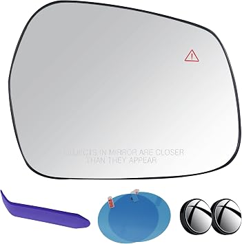 EAP Passenger Side Mirror Glass Compatible with Kia Carnival 2022-2026, Heated with Blind Spot, 87621R0090
