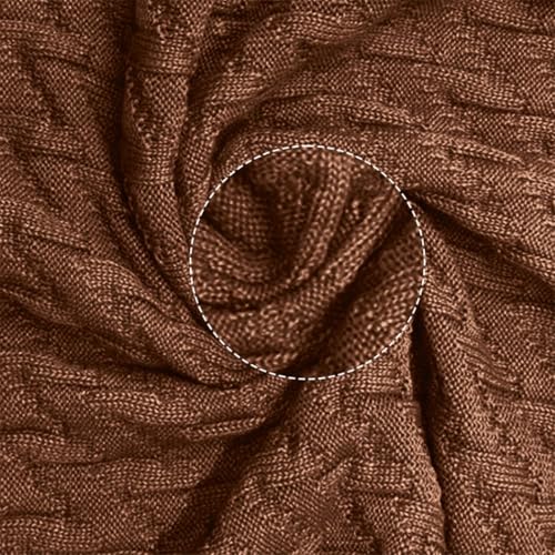 Men's Shawl Collar Sweater Cable Knit Button-Up Pullover, Solid Color Casual Top for Spring3