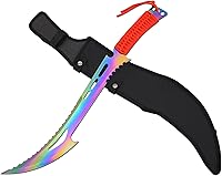 Vista 8 de Snake Eye Tactical - Espada de fantasía con funda de nailón, machete para exteriores y camping