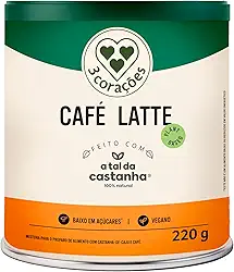 3 Corações Bebida Vegetal Café Latte A Tal da Castanha, Lata 220g